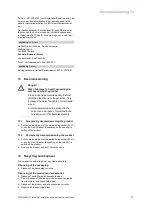 Preview for 17 page of Vaillant recoVAIR VAR 260/4 Installation And Maintenance Instructions Manual