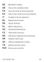 Preview for 9 page of Vaillant VRT 230 Operating and Quick Start Manual