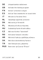 Preview for 11 page of Vaillant VRT 230 Operating and Quick Start Manual