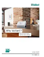 Vaillant VSMART User Manual preview