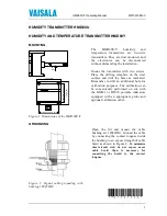 Vaisala Humicap HMD60Y Operating Manual preview