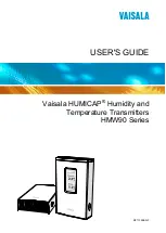 Vaisala HUMICAP HMW90 SERIES User Manual preview