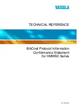 Vaisala WINDCAP WMT52 Technical Reference Manual preview