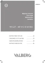 VALBERG WF 812 B W180C Instructions For Use Manual preview