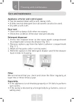 Preview for 24 page of VALBERG WF 812 B W180C Instructions For Use Manual