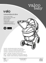 Valco baby velo Product Reference Manual preview