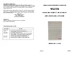 Valcom SIGNATURE Series Manual preview