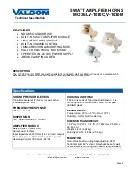 Preview for 1 page of Valcom V-1030C Technical Specification