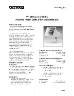 Preview for 1 page of Valcom V-1030C User Manual