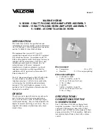 Valcom V-1030M Quick Start Manual preview