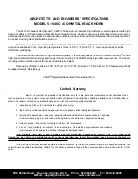 Предварительный просмотр 2 страницы Valcom V-1048C Technical Specifications