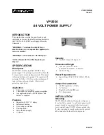 Preview for 1 page of Valcom VP-2024 User Manual