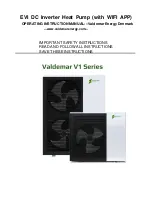 Valdemar Energy V1 Series Operating Instructions Manual preview