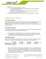 Preview for 19 page of Valence RT User Manual