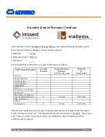 Preview for 50 page of valent VX Series Installation, Operation And Maintenance Manual
