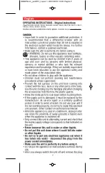 Preview for 3 page of VALERA SWISS'X 100 Series Operating Instructions Manual