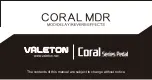 Valeton CORAL Series Quick Start Manual preview