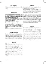 Предварительный просмотр 10 страницы Valex P2001 Safety And Operating Instructions Manual
