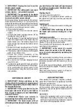 Предварительный просмотр 12 страницы Valex SG850 Operating Instructions Manual