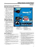 Предварительный просмотр 27 страницы Valley Classic Owner'S Manual