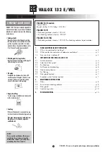 Preview for 2 page of Vallox 132 E Series Instructions For Use And Maintenance Manual