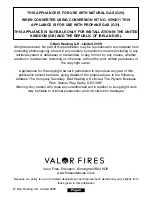 Предварительный просмотр 2 страницы Valor fiers 742 Installer And Owner Manual