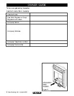 Предварительный просмотр 50 страницы Valor Fires 541 Installer And Owner Manual
