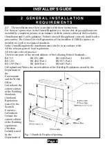 Preview for 4 page of Valor Heating BG C-1 Installer'S Manual