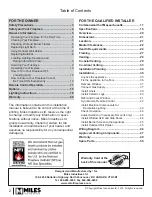 Preview for 2 page of Valor 1200EAN Installation & Owner'S Manual