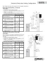 Preview for 21 page of Valor 530ILN Installation & Owner'S Manual