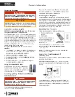 Preview for 8 page of Valor 650JN Installation & Owner'S Manual