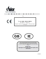 Valor BOLERO BR626 Owner'S Manual preview