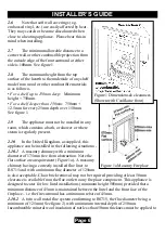 Preview for 6 page of Valor COALFLAME BR627 Installer'S Manual