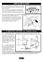 Preview for 10 page of Valor COALFLAME BR627 Installer'S Manual