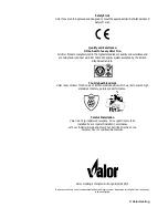 Preview for 10 page of Valor COSYFLAME TURBOCHIM 528 Owner'S Manual