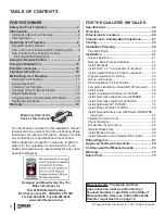 Preview for 2 page of Valor LX2 Series Installation & Owner'S Manual