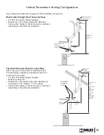 Preview for 13 page of Valor Portrait 530ILN/ILP Installation & Operating Instructions Manual