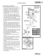 Preview for 29 page of Valor PORTRAIT 530IN Installation & Owner'S Manual