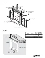 Предварительный просмотр 3 страницы Valor Portrait 569 Ledge Front Installation Instructions Manual