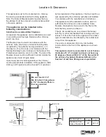 Preview for 7 page of Valor PORTRAIT 922ECN Installation & Operating Instructions Manual