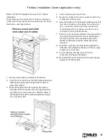 Preview for 11 page of Valor PORTRAIT 922ECN Installation & Operating Instructions Manual