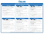 Valor VL110 Quick Reference Manual preview