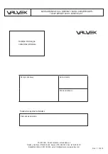 Preview for 12 page of VALVEX DN20 Assembly And Operation Instructions Manual