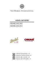 Van Berkel International HOME LINE Series Instruction Manual preview
