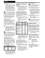 Preview for 8 page of Van der Sangen Ultra excellent Installation And Operating Instructions Manual