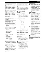 Preview for 59 page of Van der Sangen Ultra excellent Installation And Operating Instructions Manual