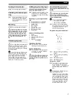 Preview for 67 page of Van der Sangen Ultra excellent Installation And Operating Instructions Manual