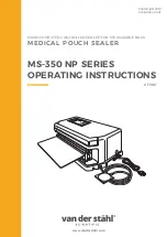 Van Der Stahl MS-350 NP Series Operating Instructions Manual preview