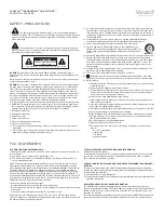 Preview for 3 page of Vanatoo TRANSPARENT ONE ENCORE Quick Start Manual