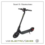 V&D Electric Bikes Scoot E-3 Instructions Manual preview